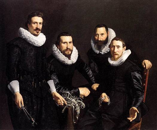 The Syndics of Amsterdam Goldsmith Guild  1627  by Thomas de Keyser   1596-1667  Toledo Museum of Art  OH